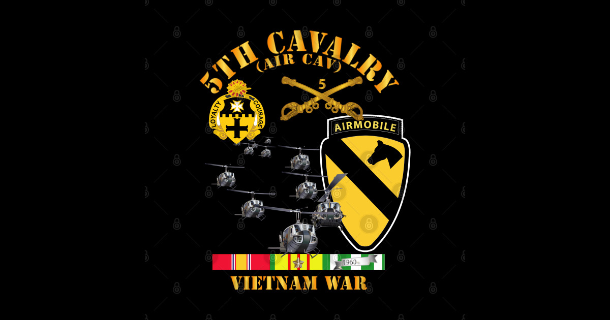 5Th Cavalry Air Cav 1St Cav Division W Svc Division Tapestry