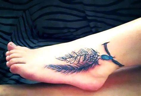 60 Beautiful Feather Tattoos On Foot Tattoo Designs Tattoosbag Com