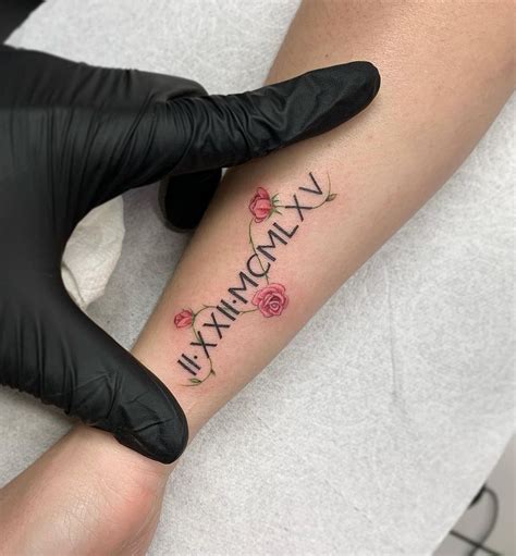 60 Best Roman Numeral Tattoo Designs Top Ideas 2024