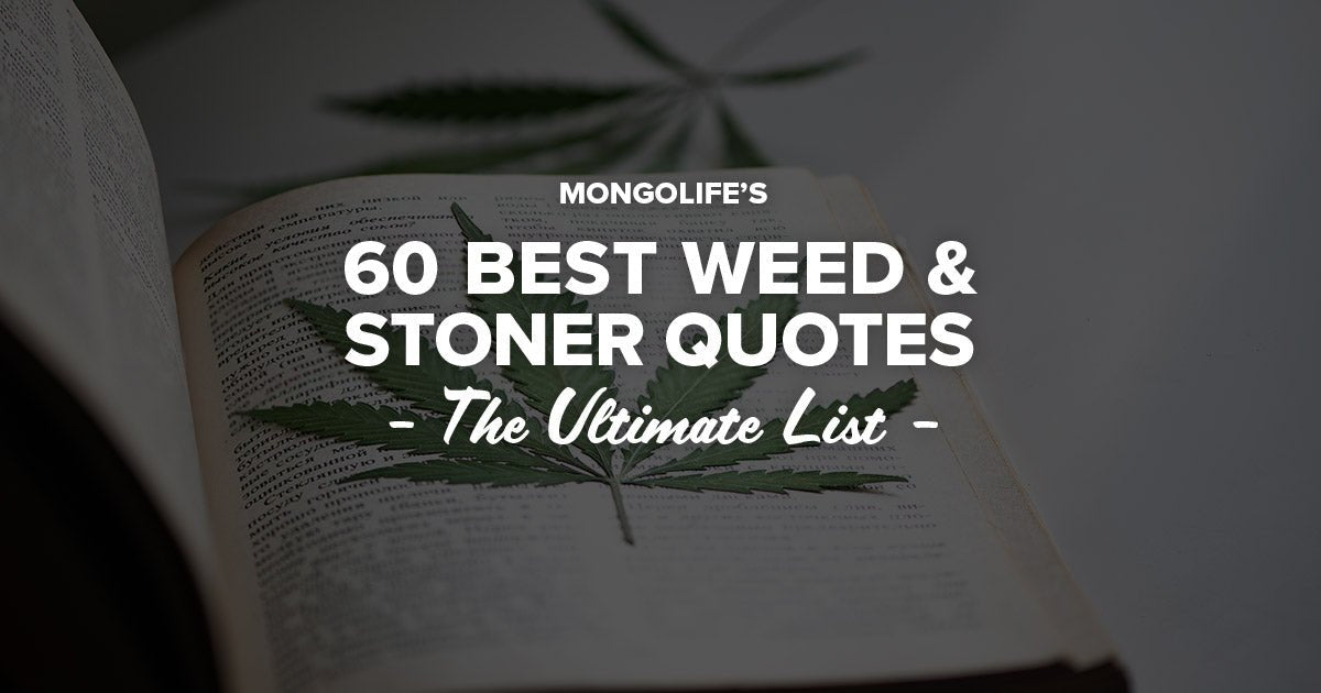 60 Best Weed And Stoner Quotes The Ultimate List Mongolife