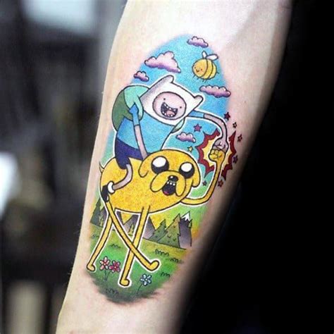 60 Cool Adventure Time Tattoo Designs For Men