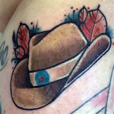 60 Cowboy Hat Tattoo Ideas For Men Western Designs Small Tattoos For