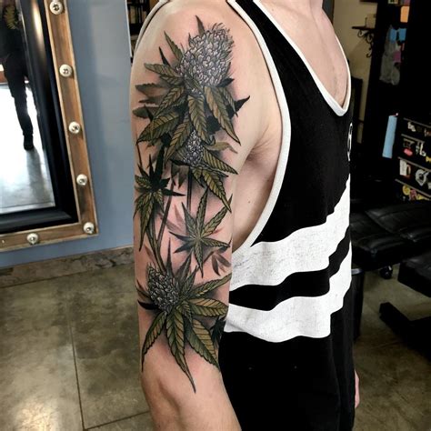 60 Hot Weed Tattoo Designs Legalized Ideas In 2019