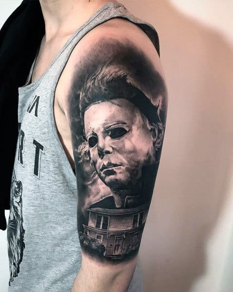 60 Michael Myers Tattoo Ideas For Men Halloween Slasher Designs