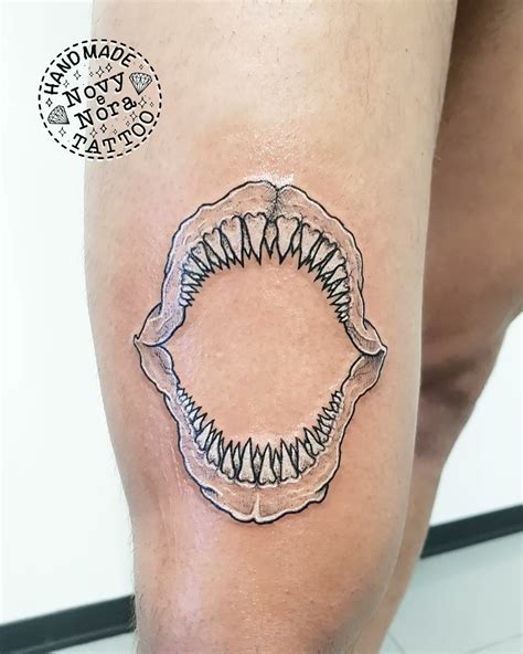 60 Shark Jaw Tattoo Designs For Men 2023 Inspiration Guide