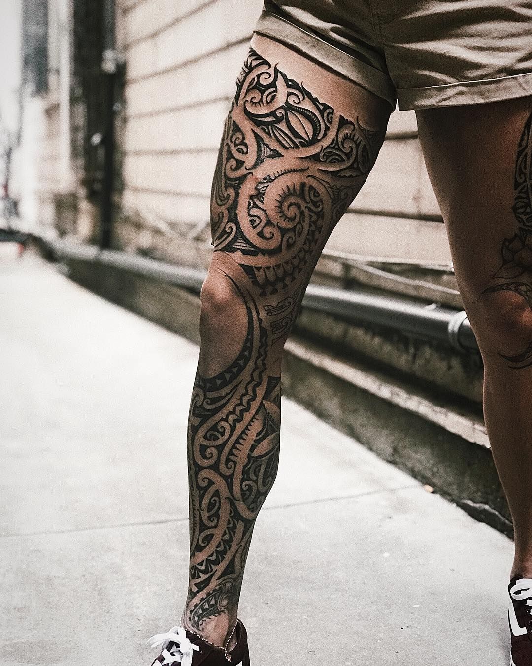 60 Tribal Leg Tattoos For Men Cool Cultural Design Ideas 60 Tribal Leg Tattoos For Men Cool Cultural Design Ideas