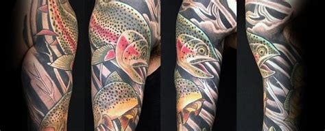 60 Trout Tattoo Designs For Men