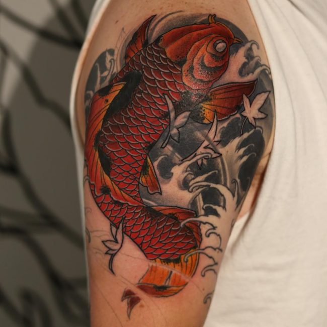 65 Japanese Koi Fish Tattoo Designs Meanings True Colors 2019 65 Japanese Koi Fish Tattoo Designs Meanings True Colors 2019