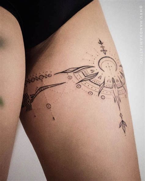 66 Alluring Thigh Tattoos For Women With Meaning