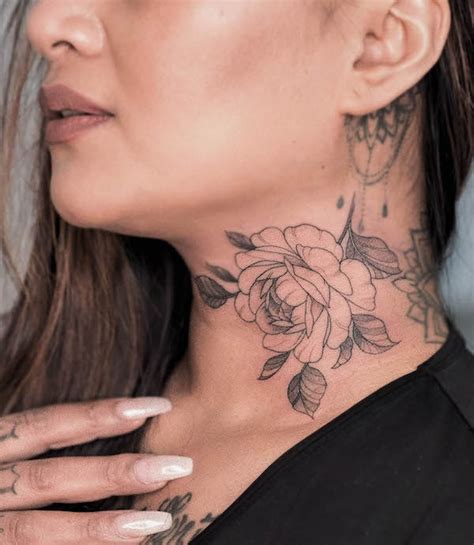 69 Neck Tattoos For Women With Meaning Best Tattoo Zone