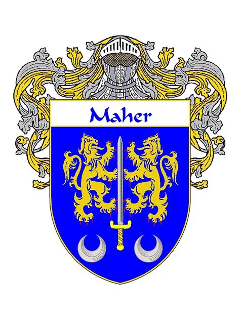 7 Best Maher Coat Of Arms Maher Family Crest Images On Pinterest