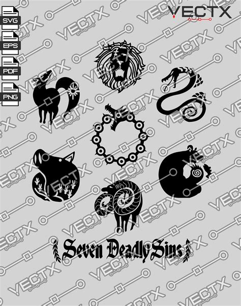 7 Deadly Sins Tattoo Designs Deadly Sins Seven Symbols Sin Wrath Ban 7 Deadly Sins Tattoo Designs Deadly Sins Seven Symbols Sin Wrath Ban