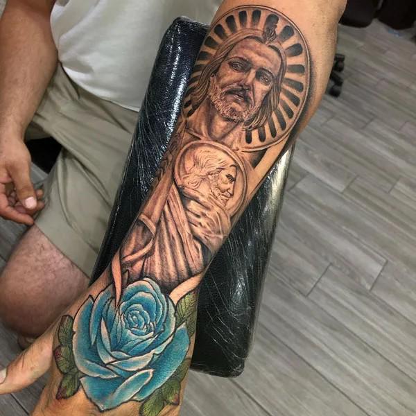 70 Inspiring San Judas Tattoo Ideas To Express Your Faith Art And Design