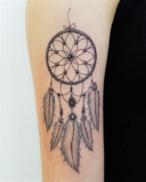 74 Best Dreamcatcher Tattoos On Thigh Leg Tattoo Designs