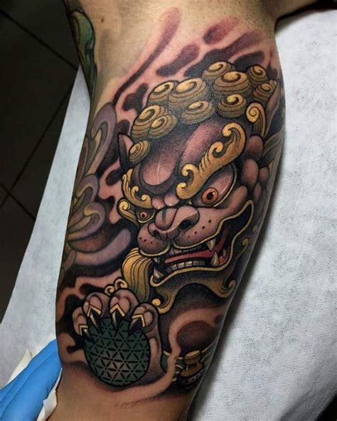 75 Fantastic Foo Dog Tattoo Ideas A Creature Rich In Symbolic Meaning