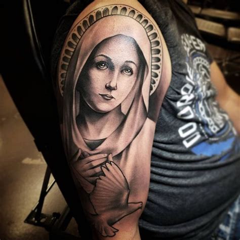 75 Inspiring Virgin Mary Tattoos Ideas Meaning Tattoo Me Now