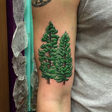 75 Simple And Easy Pine Tree Tattoo Designs Meanings 2019 75 Simple And Easy Pine Tree Tattoo Designs Meanings 2019
