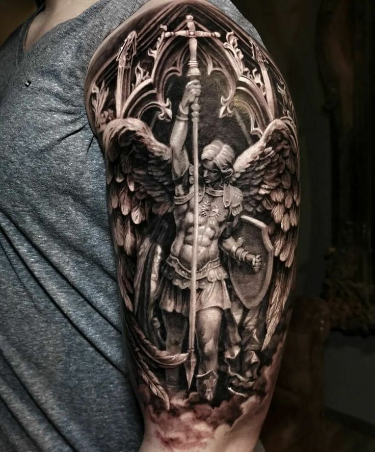 75 St Michael Tattoo Designs F R M Nner Der Erzengel Und Prinz