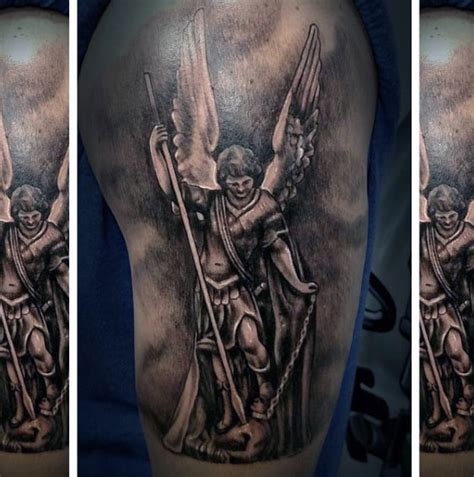 75 St Michael Tattoo Designs For Men Archangel And Prince