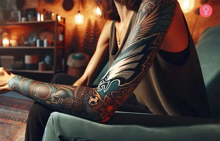 8 Amazing Philadelphia Eagles Tattoo Ideas With Meanings Vamaindia In
