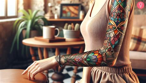 8 Beautiful Stained Glass Tattoo Ideas With Meanings Tattoo Style