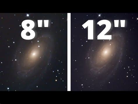 8 Inch Vs 12 Inch Dobsonian Telescope Capturing The Sculptor Galaxy