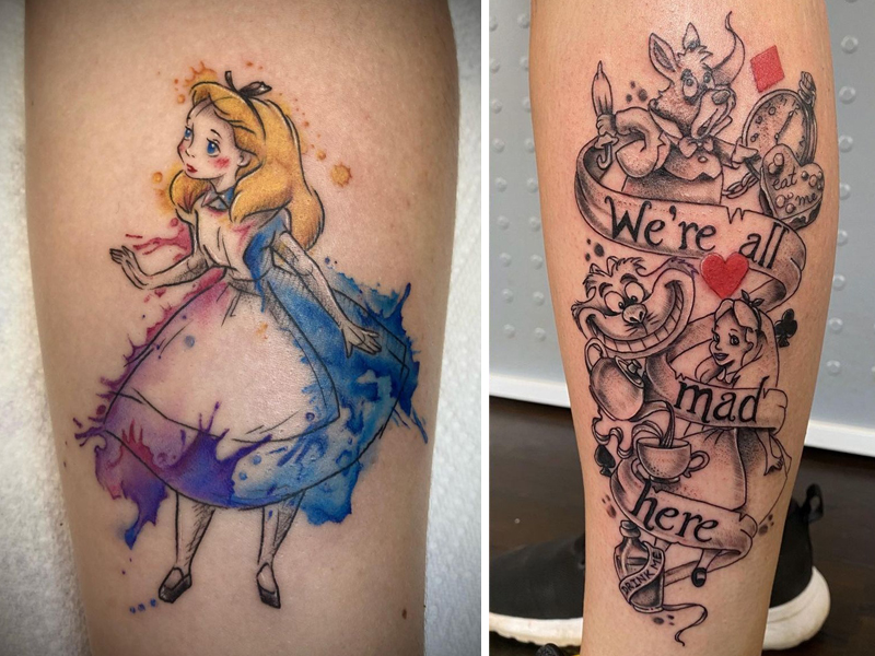 80 Alice In Wonderland Tattoo Ideas