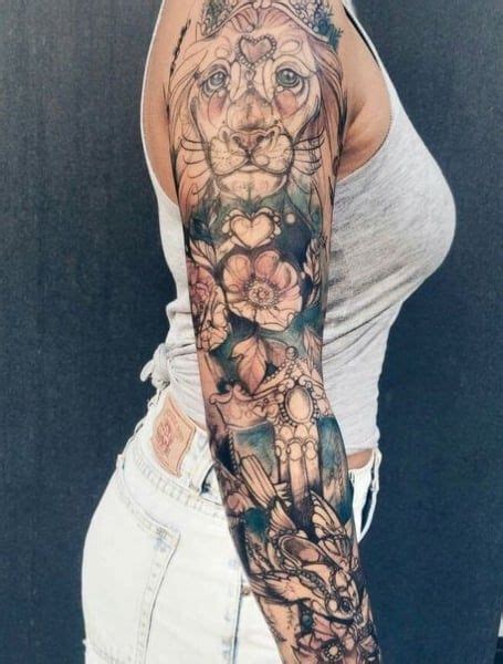 80 Coolest Sleeve Tattoos For Women Sleeve Tattoos For Women Sleeve