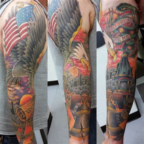 90 Patriotic Tattoos For Men Nationalistic Pride Design Ideas