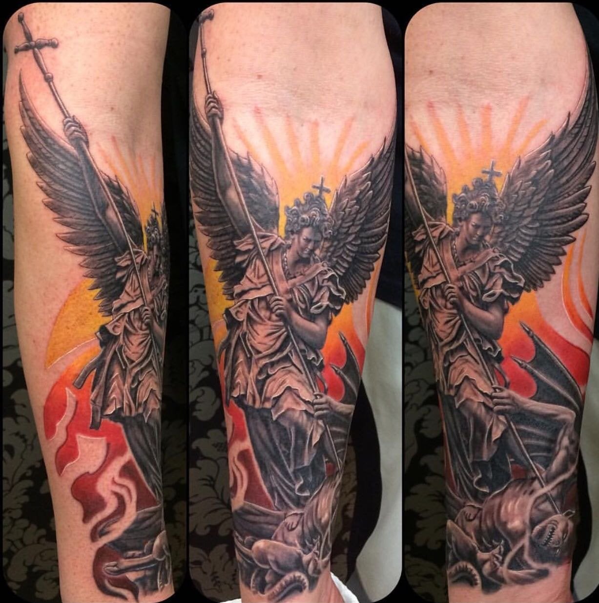 95 Best Saint Michael Tattoos Designs Meanings 2019