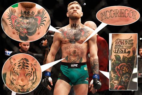 A Guide To 8 Conor Mcgregor Tattoos And What They Mean