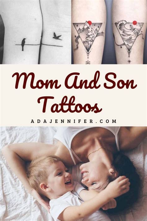 A Timeless Bond Mom Son Matching Tattoos
