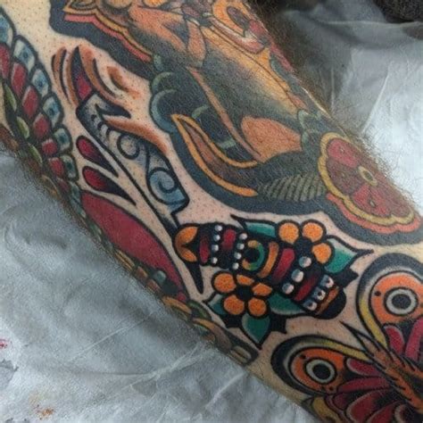 A Unique Filller Tattoo By Left Hand Tricks Traditional Tattoo Sleeve