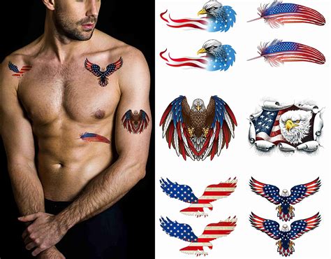 Aggregate 81 American Flag Temporary Tattoos Latest In Cdgdbentre