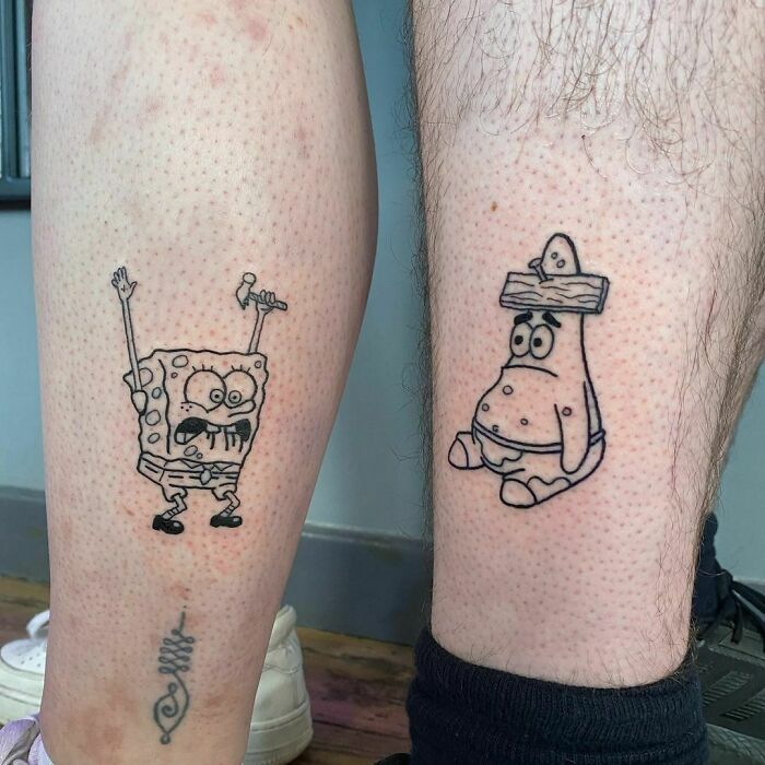 Aggregate More Than 75 Spongebob Best Friend Tattoos Best In Cdgdbentre