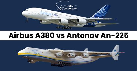 Airbus A380 800F Vs Antonov An 225 Comparison Webflite