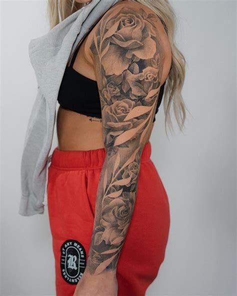 Amazing Sleeve Tattoos For Women 21 Girls With Sleeve Tattoos