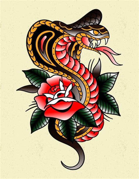 American Traditional Cobra Tattoo Arthistoryvolume15theditionfree