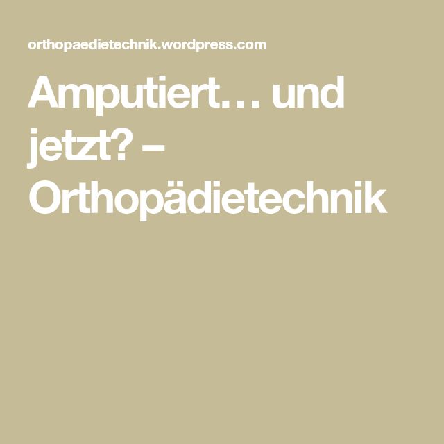 Amputiert Und Sch N Lugares