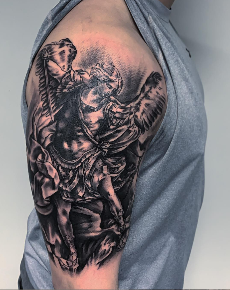 Angel vs. Demon Tattoo: Epic Battle Ink Ideas