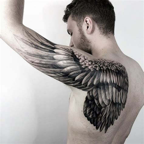 Angel Wings Tattoo Shoulder Blades