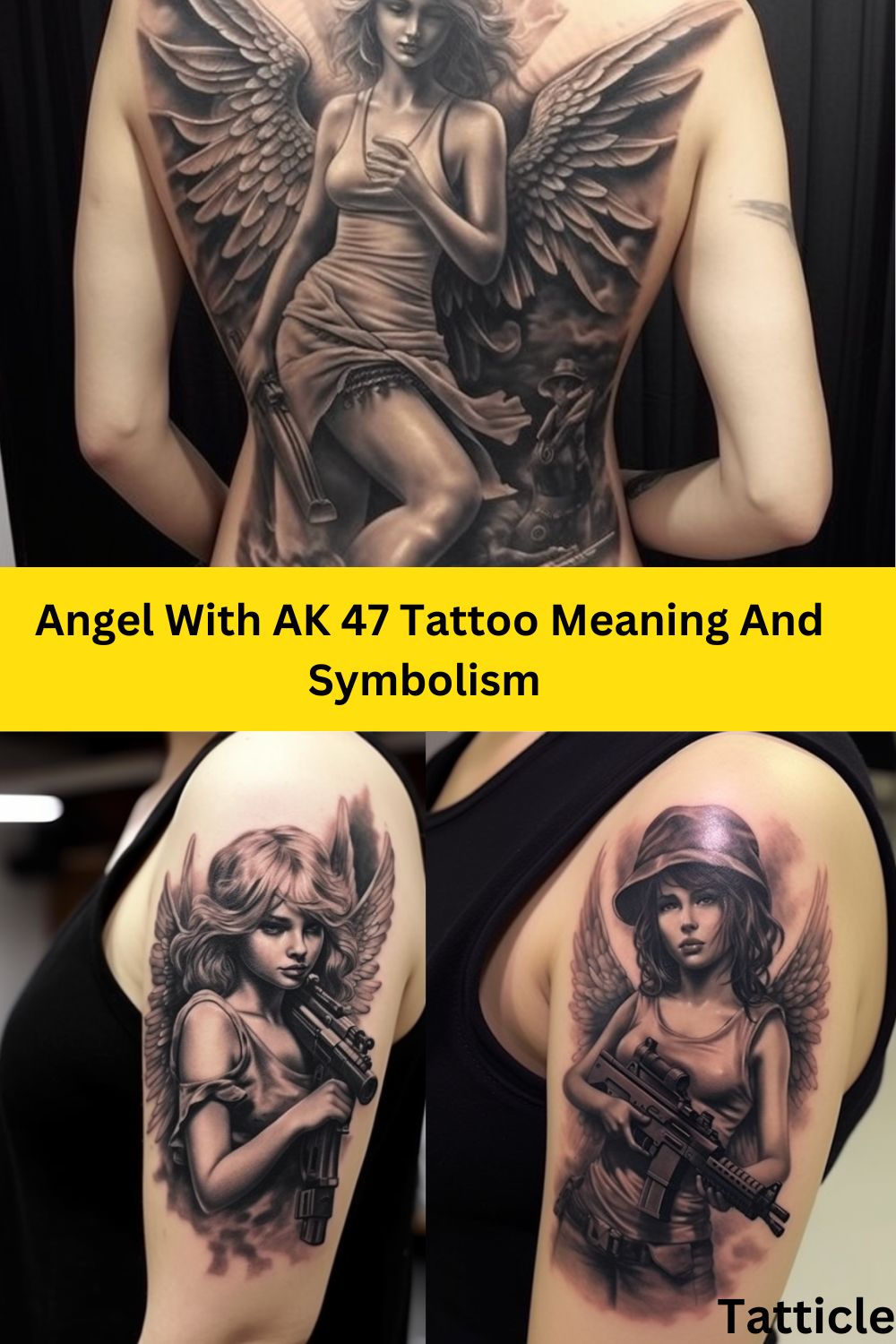 Angel With Ak 47 Tattoo Meaning Exploring The Symbolism Behind This Angel With Ak 47 Tattoo Meaning Exploring The Symbolism Behind This
