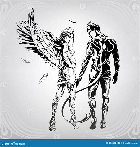 Angels And Demons Drawings