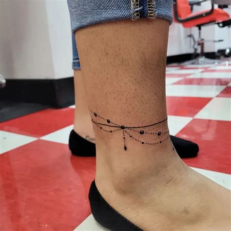 Ankle Bracelet Tattoo Ideas Printable Computer Tools
