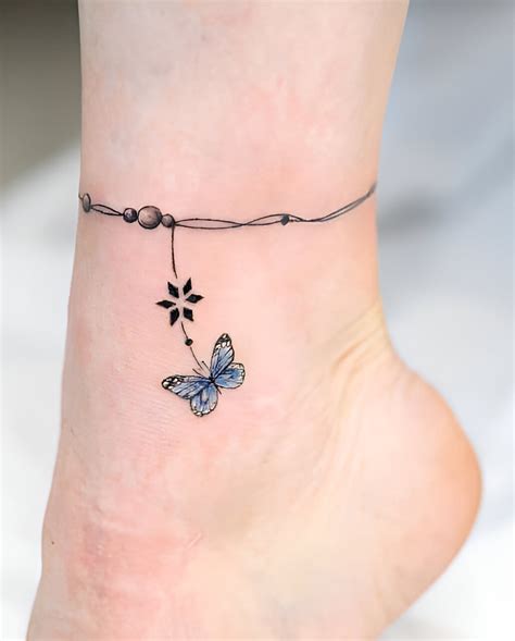 Ankle Bracelet Tattoos Designs Ideas And Meaning Tattoos For You