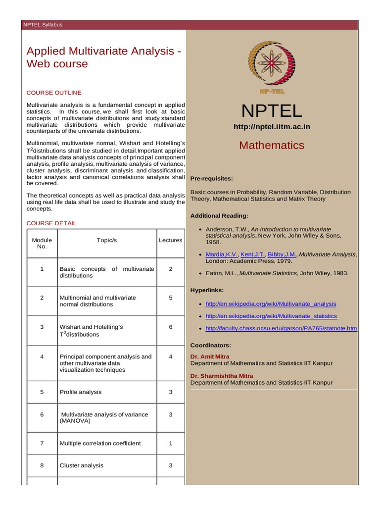 Applied Multivariate Analysis With R A Comprehensive Guide