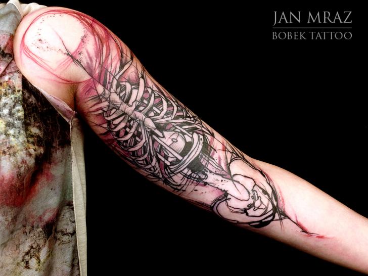 Arm Skeleton Tattoo