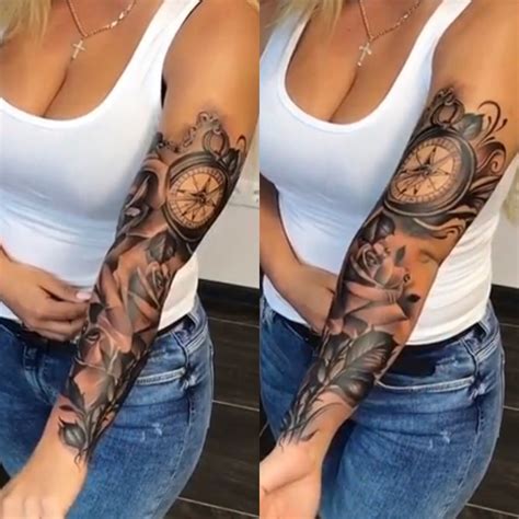 Arm Sleeve Tattoos For Females