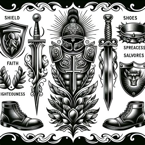 Armor Of God Tattoo Designs Template