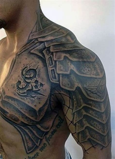 Armor Tattoo Designs Shoulder